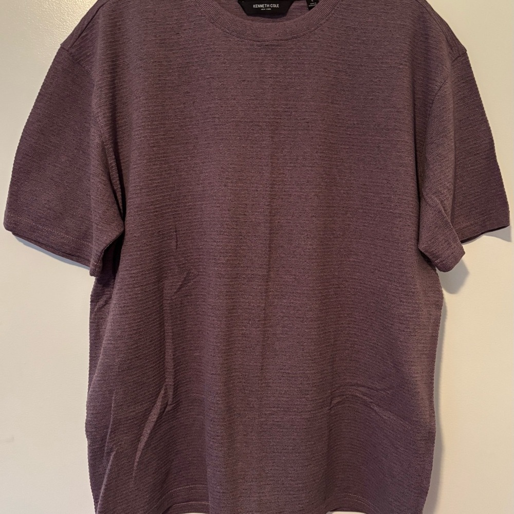 NWOT Kenneth Cole Purple Short Sleeve Tee